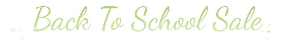 Back To School Sale