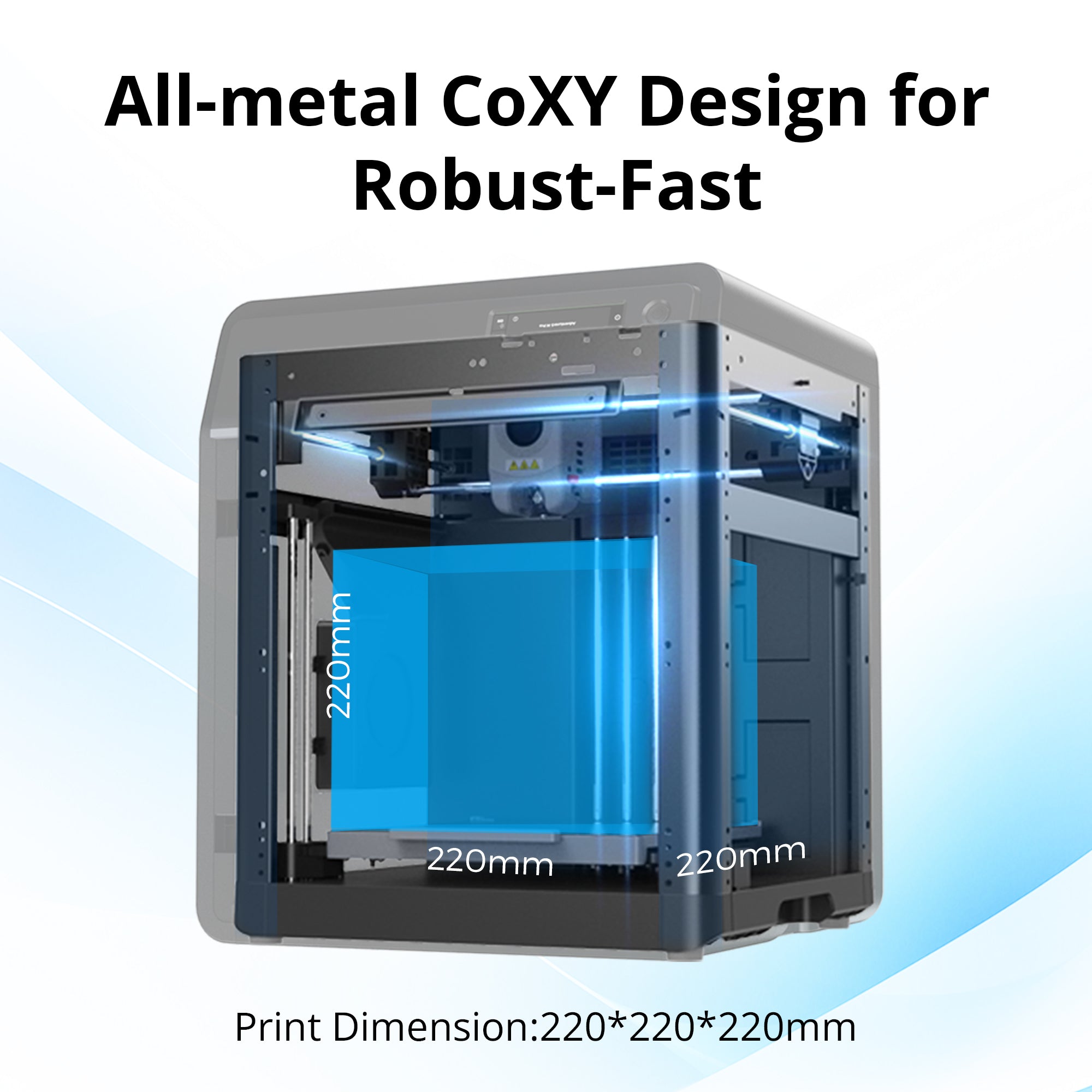 Impresora 3D Flashforge Adventurer 5M Pro, estructura metálica CoXY cerrada, segura para uso doméstico