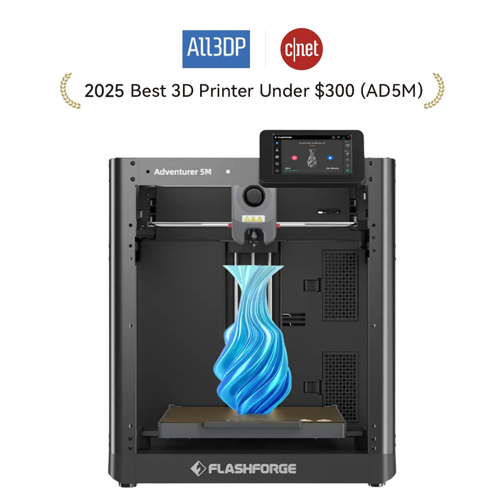 Impresora 3D Flashforge Adventurer 5M, alta velocidad de 600 mm/s, ideal para principiantes