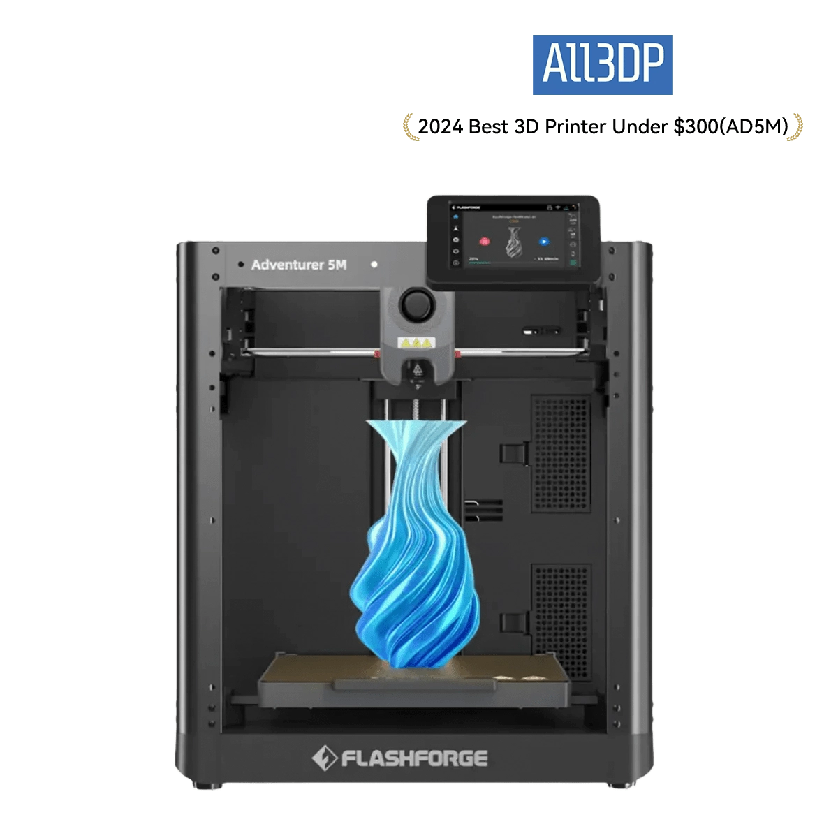 Impresora 3D Flashforge Adventurer 5M, alta velocidad de 600 mm/s, ideal para principiantes