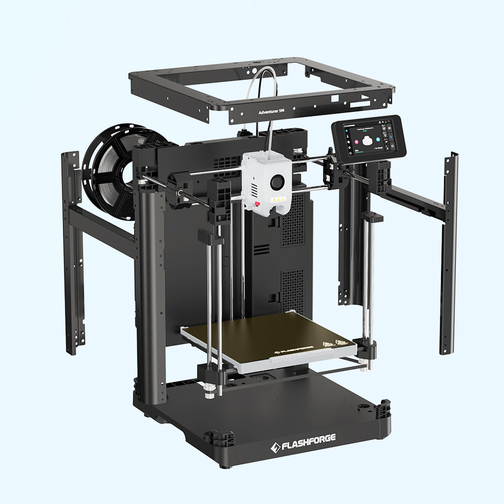 Impresora 3D Flashforge Adventurer 5M, alta velocidad de 600 mm/s, ideal para principiantes