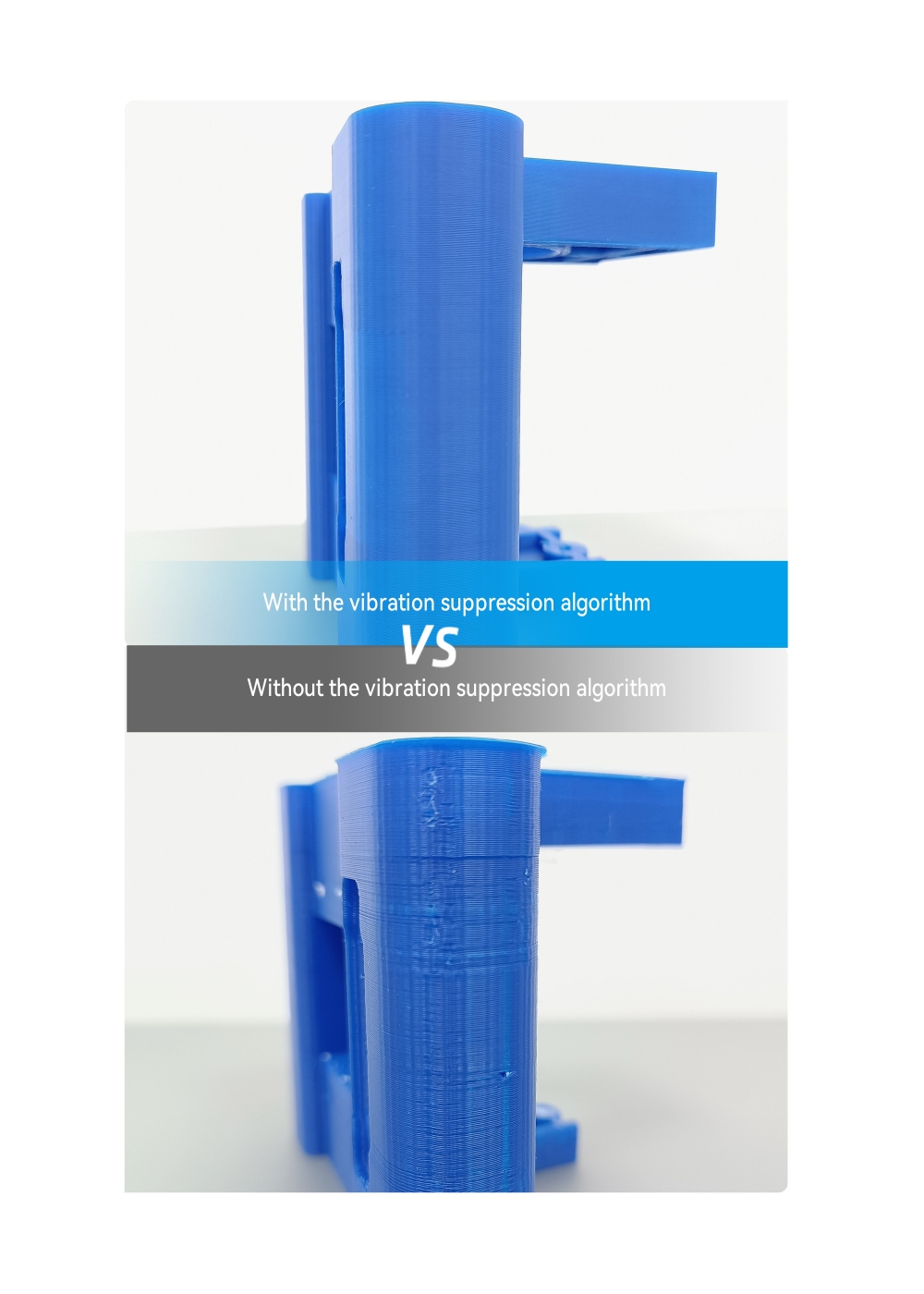 Vibration Suppression Algorithm Improves Print Quality Comparison