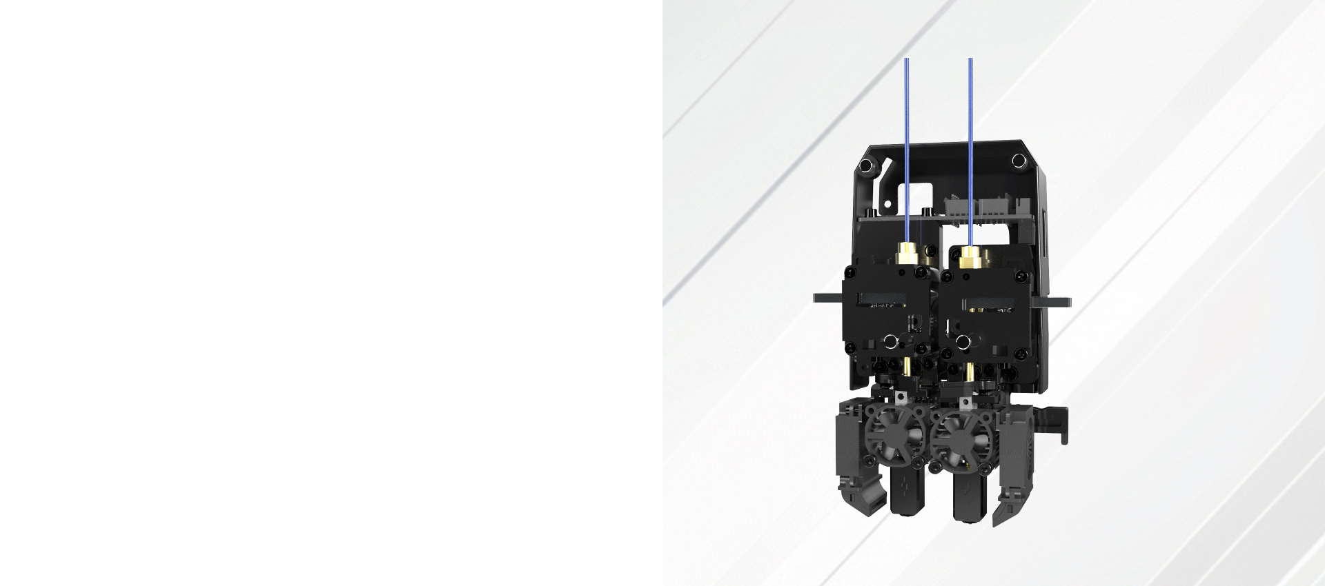 Flashforge Guider 3 Ultra's Dual Extruder Design