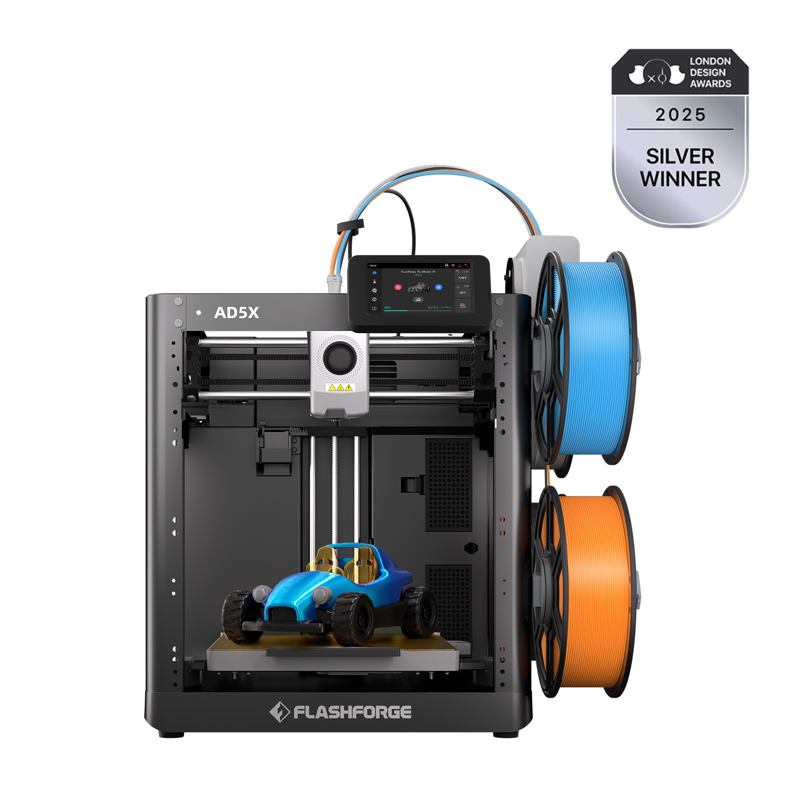 Flashforge AD5X – Multicolor 3D Printer for High-Speed, 4-Color Printing