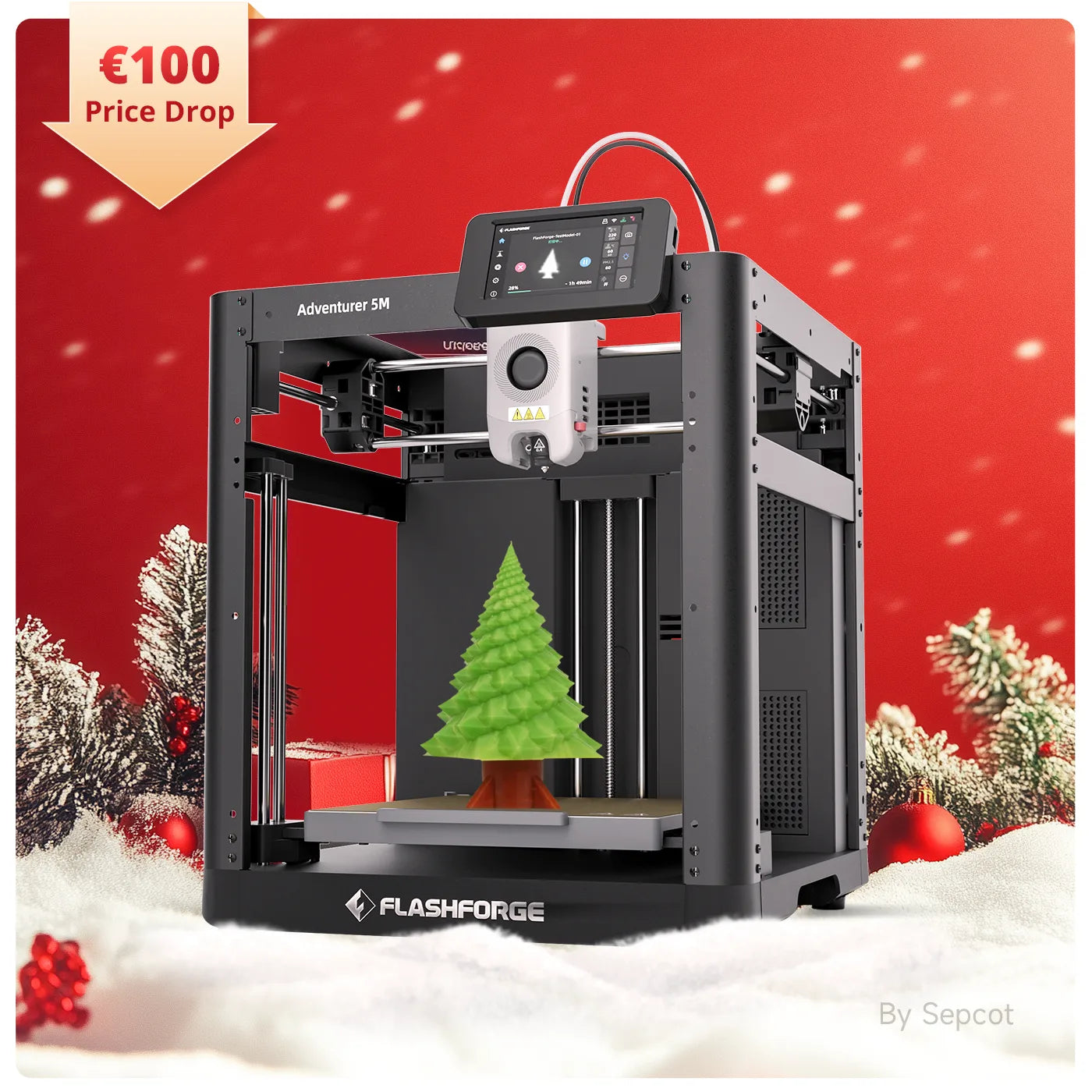 Flashforge Christmas Adventurer 5M 3D Printer Sale