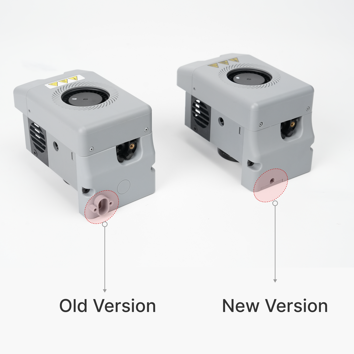 Flashforge AD5X Extruder-Montage