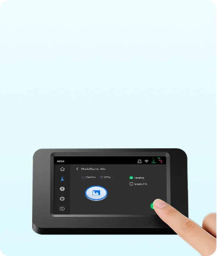 4,3-Zoll-Farb-Touchscreen