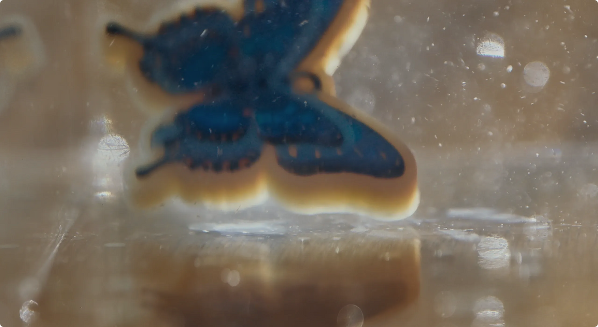 CJ270 model with water-soluble supports dissolving in water