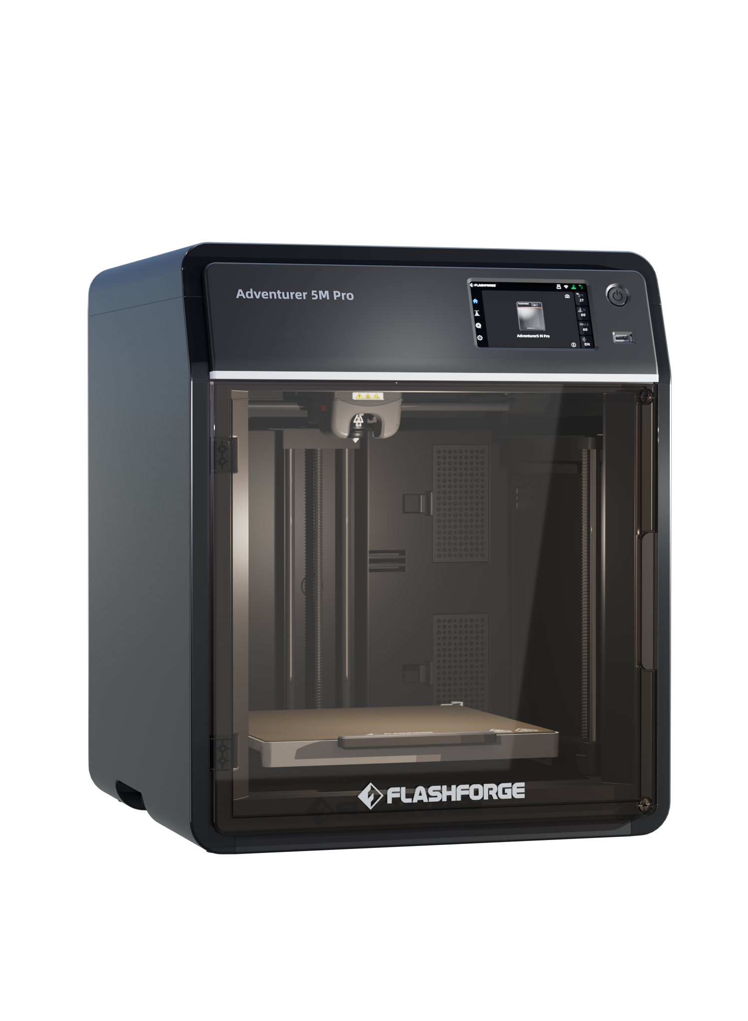 Front of Flashforge Adventurer 5M Pro 3D Printer