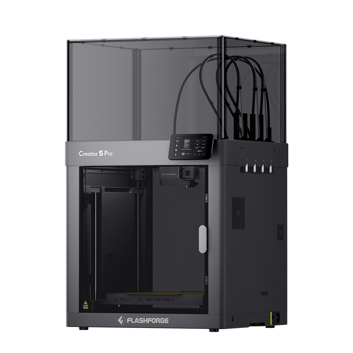 Flashforge Creator 5 Pro 4-Werkzeugköpfe Geschlossener Multi-Color 3D-