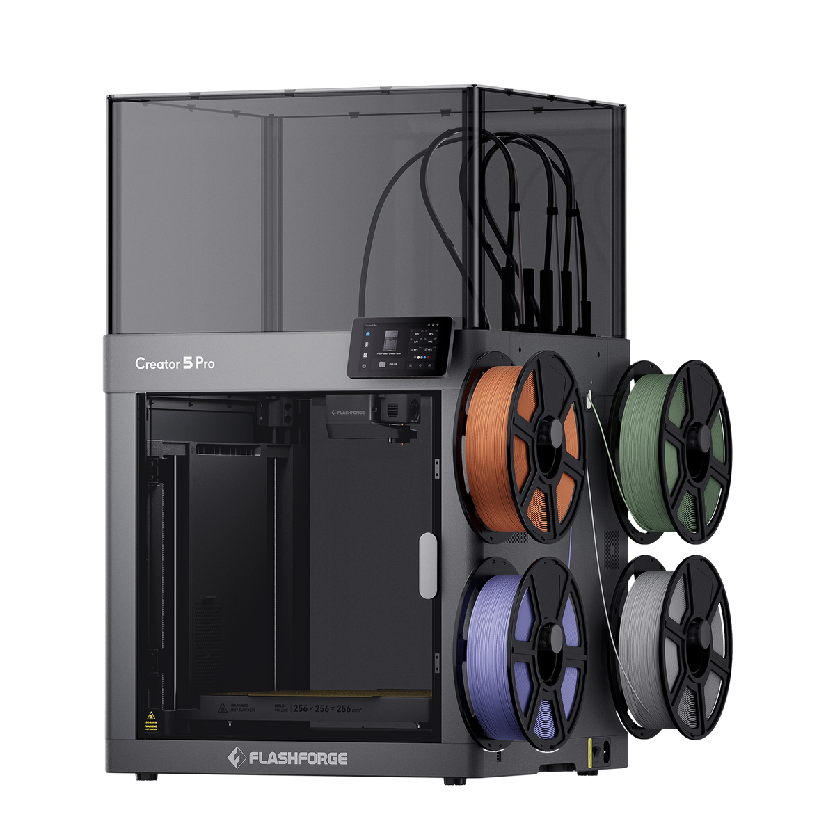 Flashforge Creator 5 Pro Impresora 3D Enclosed Multi-Color de 4 Cabeza
