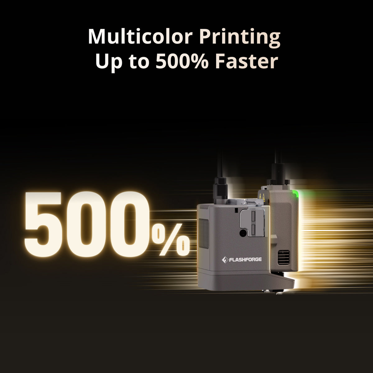 Flashforge Creator 5 Pro 4-Werkzeugköpfe Geschlossener Multi-Color 3D-