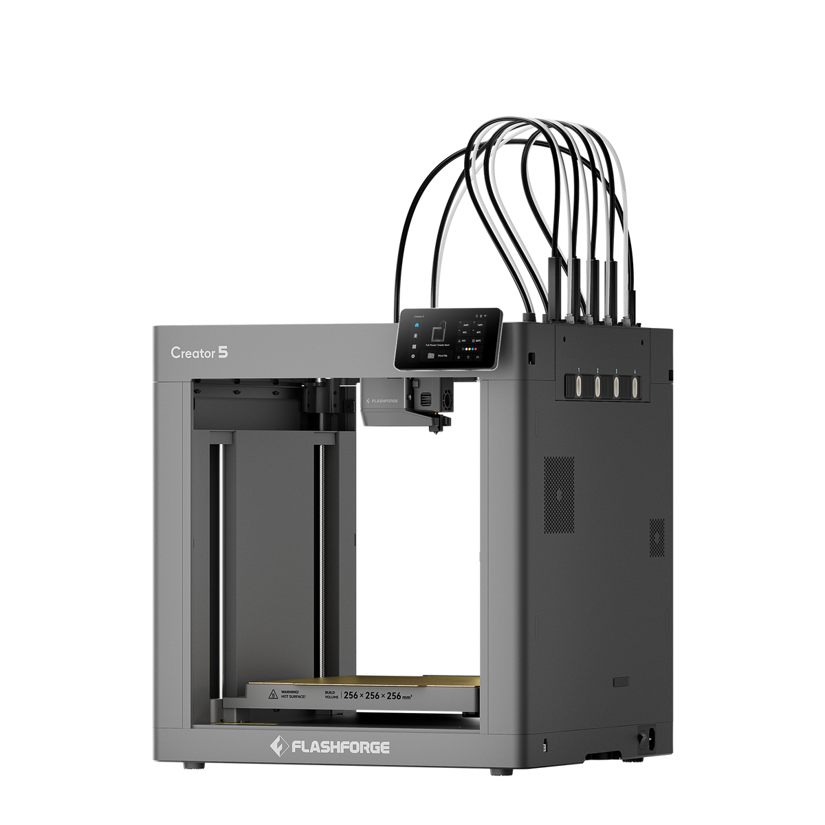 Flashforge Creator 5 4-Toolheads Multi-Color 3D Printer | 500% Faster,