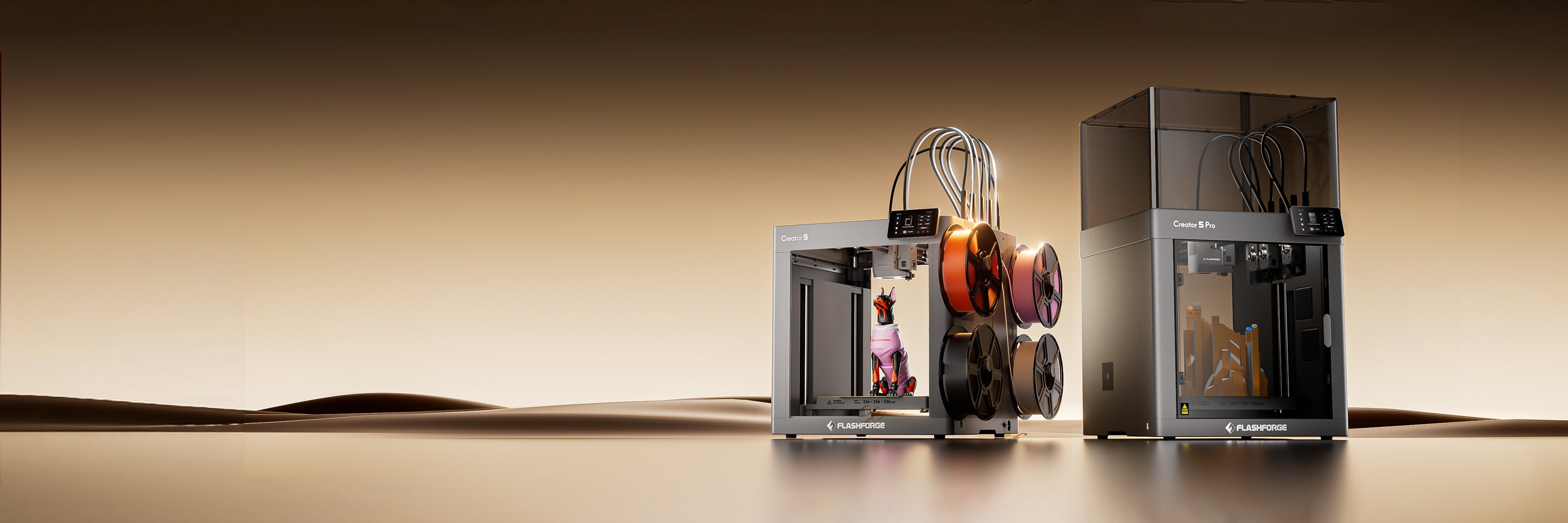 Creator 5 Series
Multi-Head 3D Printer
